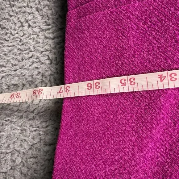 J Crew Over Coat Womens 6 Pink Classic Lady Day Italian Double Cloth Thinsulate - Picture 8 of 13
